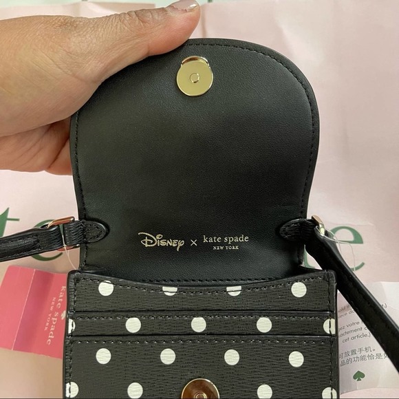 NWT Kate spade x Disney new york minnie mouse north south flap phone cro… - Picture 9 of 12
